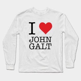 I Heart John Galt Long Sleeve T-Shirt